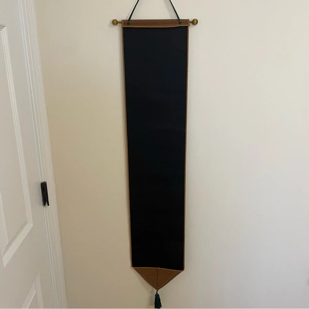 Inspirational Scripture Tapestry Bell Pull - Brown and Cream